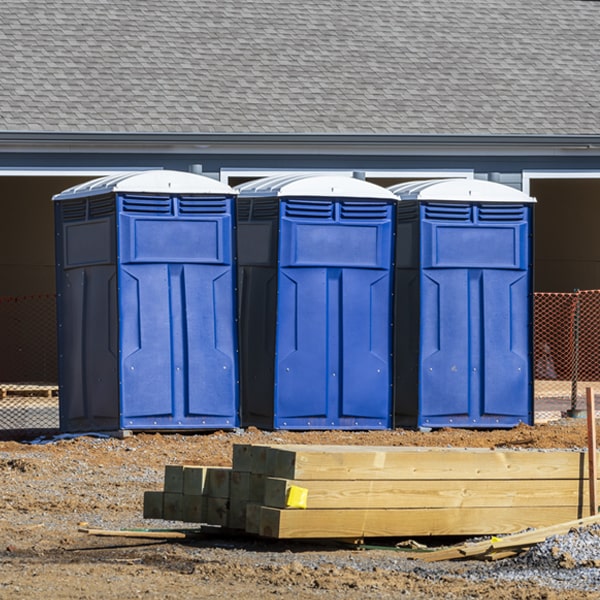 how many porta potties should i rent for my event in New Goshen Indiana